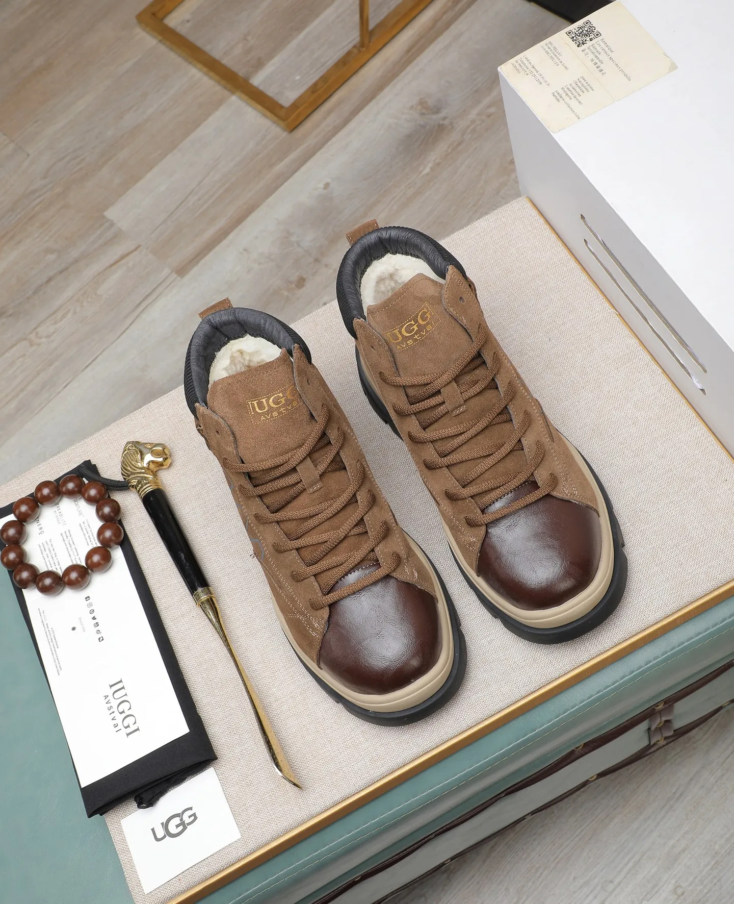 Men's shoes 💰640 IUGGI new retro presbyopia men's shoes, casual and versatile, full of high-end sense, fashionable, luxury and personalized style, joint style, retro presbyopia factor, full of handsome style, first layer suede cowhide, lining wool, rubber outsole, light and non-slip size: 39-44